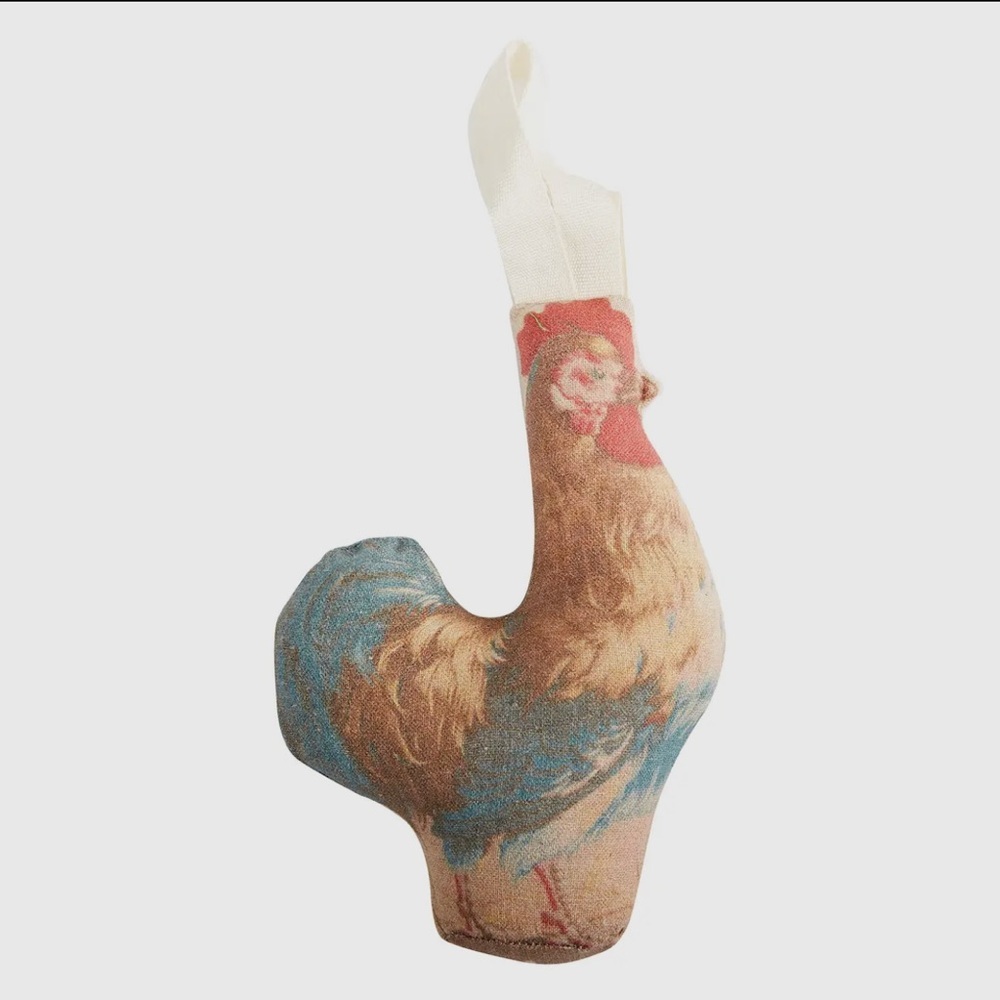 Vintage Inspired Rooster Ornament Bag Charm NWT - Picture 3 of 6